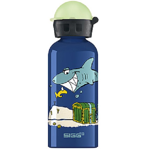 SIGG Water Bottle 400ml SIG040832100 - White Shark In The Dark